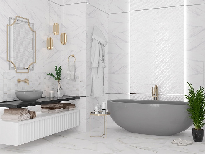 Керамогранит "Azori" Alpi (600*600 мм) Белый — купить в Находке