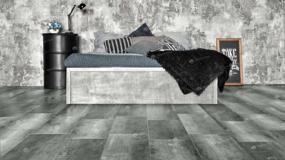 Виниловая плитка "Alpine Floor" Light Stone Корнуолл (608*303*2,5 мм) — купить в Находке
