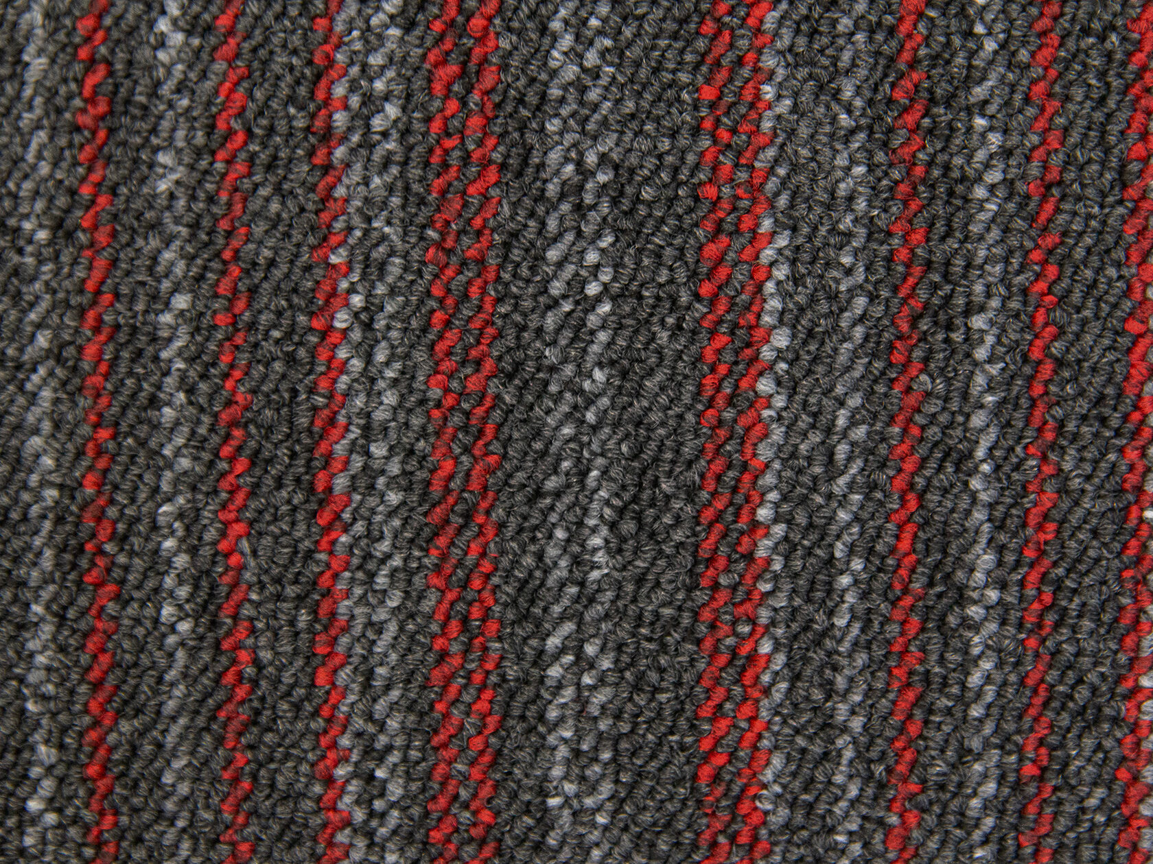 Ковровая плитка "Bonkeel" Space Strip Red (500*500*5,9 мм) — купить в Находке