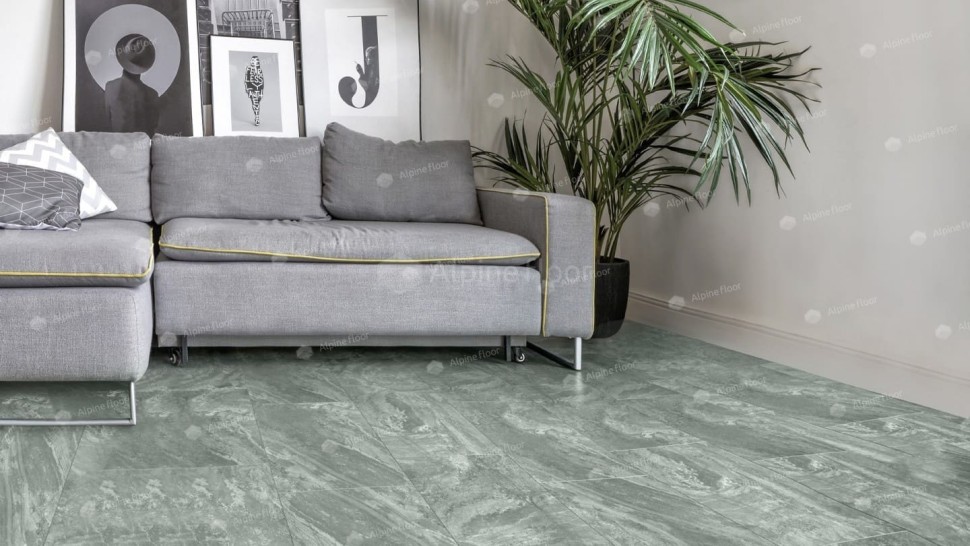Виниловая плитка "Alpine Floor" Light Stone Хэмпшир (608*303*2,5 мм) — купить в Находке