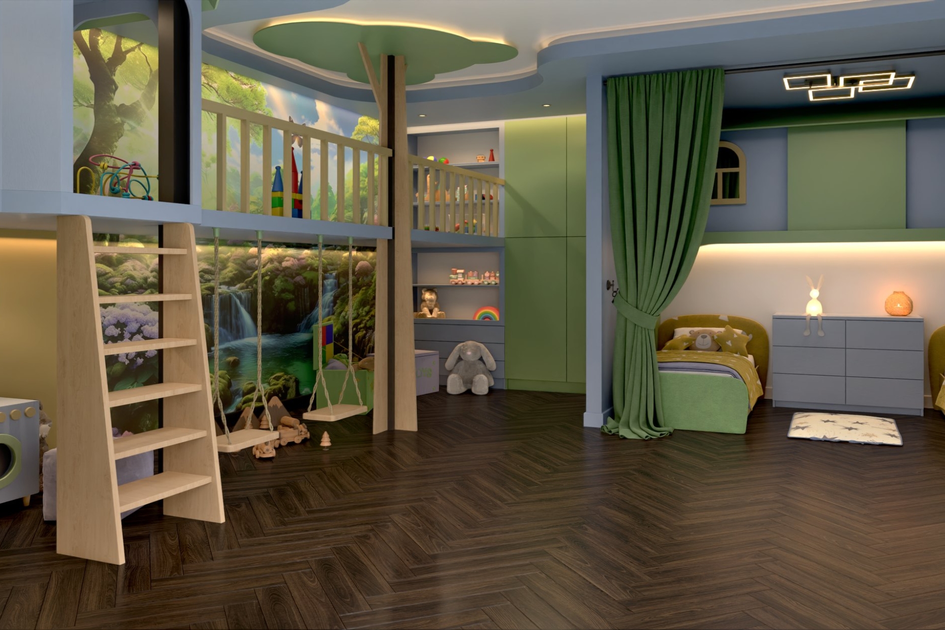 Инженерный паркет «Damy Floor» Каштановый (укладка елочкой) — купить в Находке